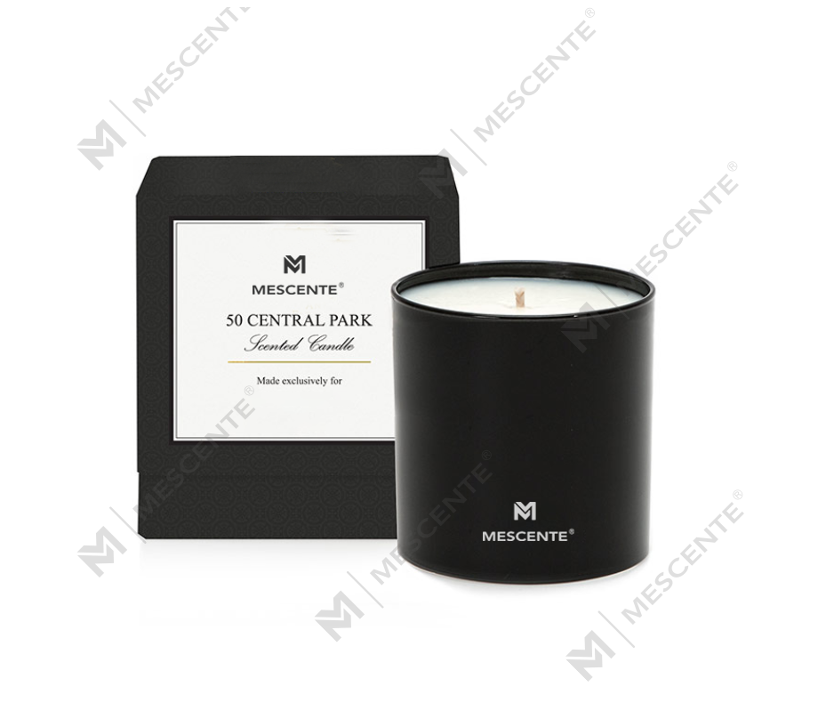 M&S duft Engros Luksus Private Label Chrome Hanne Aromaterapi stearinlys 22 Oz med krystaller inni