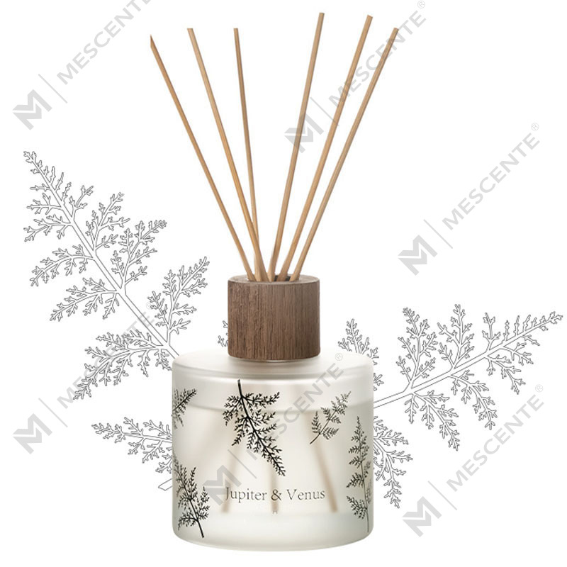 M&Scent Engros Luksus tilpasset dekorativt ravglass uten ild Unik transparent blomsteraroma sivspreder