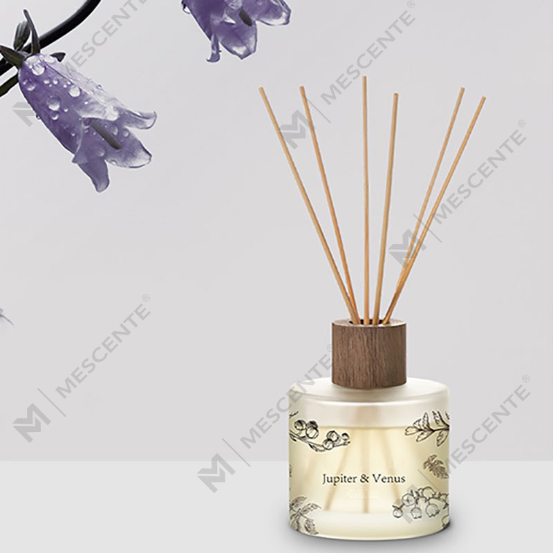 M&Scent Engros Luksus tilpasset dekorativt ravglass uten ild Unik transparent blomsteraroma sivspreder