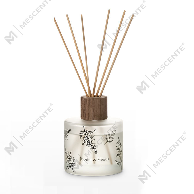 M&Scent Engros Luksus tilpasset dekorativt ravglass uten ild Unik transparent blomsteraroma sivspreder