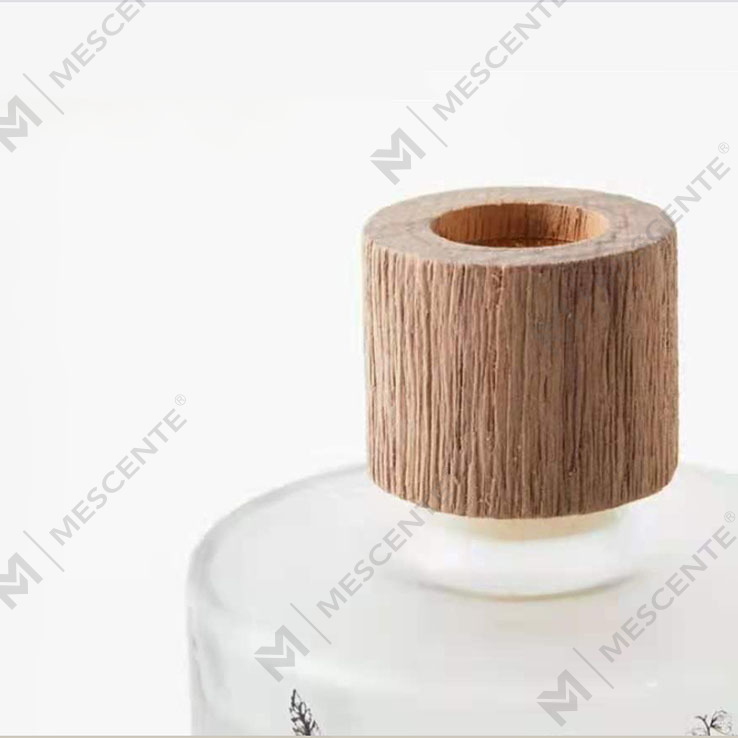 M&Scent Engros Luksus tilpasset dekorativt ravglass uten ild Unik transparent blomsteraroma sivspreder