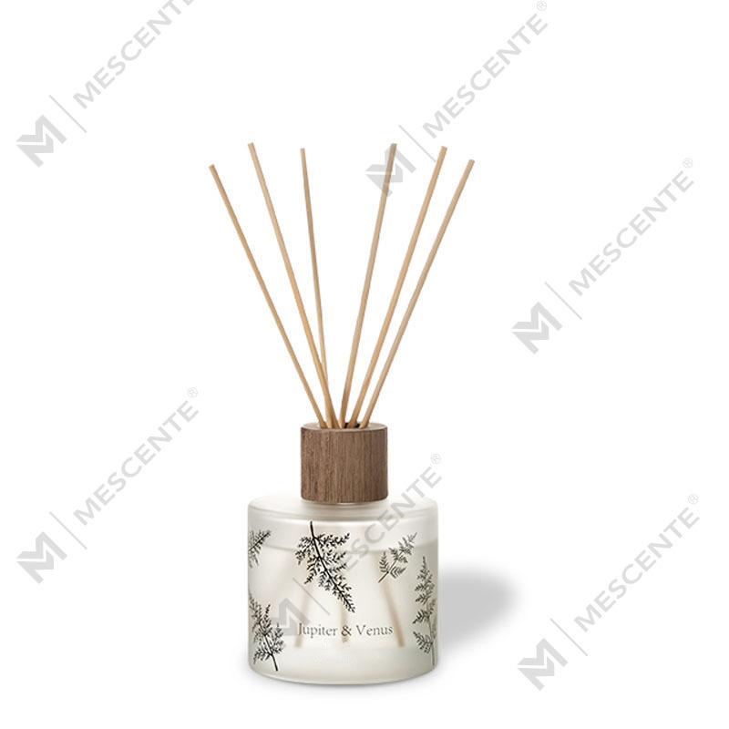 M&Scent Engros Luksus tilpasset dekorativt ravglass uten ild Unik transparent blomsteraroma sivspreder