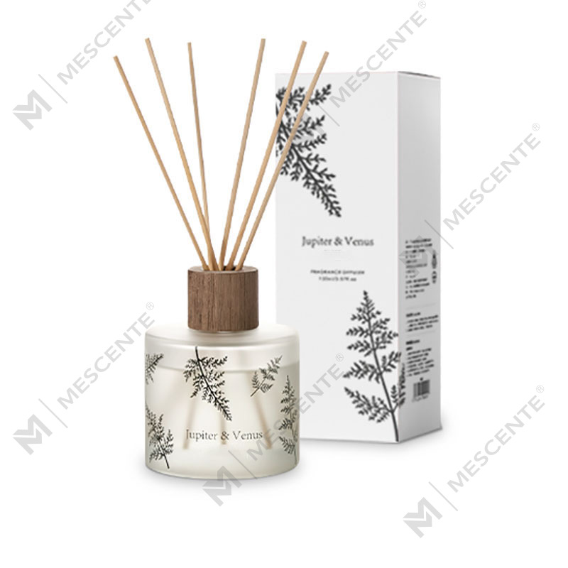 M&Scent Engros Luksus tilpasset dekorativt ravglass uten ild Unik transparent blomsteraroma sivspreder
