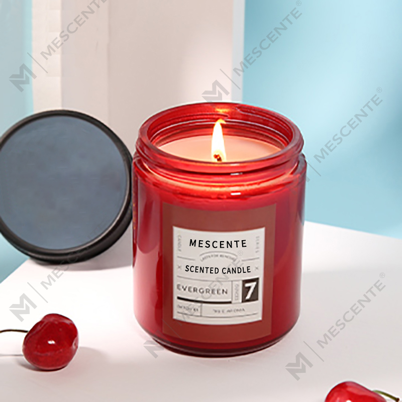M&Scent tilpasset private label luksus duftende soyavokslys med lokk