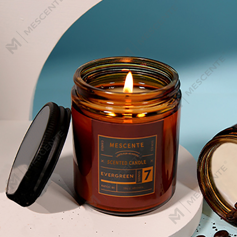 M&Scent tilpasset private label luksus duftende soyavokslys med lokk