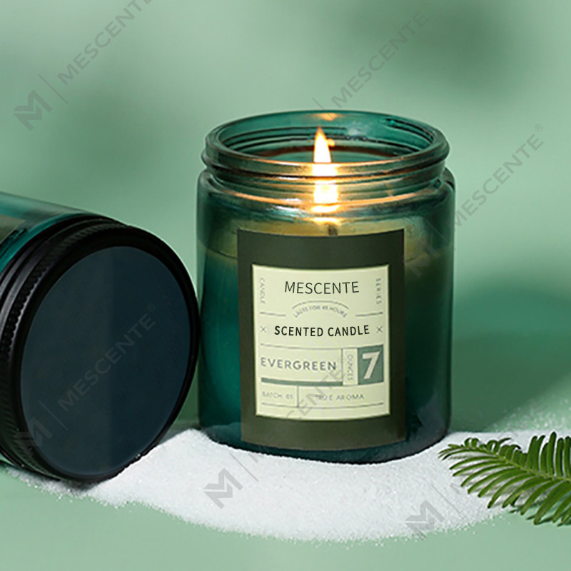 M&Scent tilpasset private label luksus duftende soyavokslys med lokk