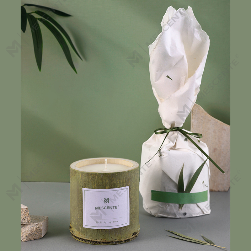 M&Scent luksus lysestake i tre private label duftende med boks