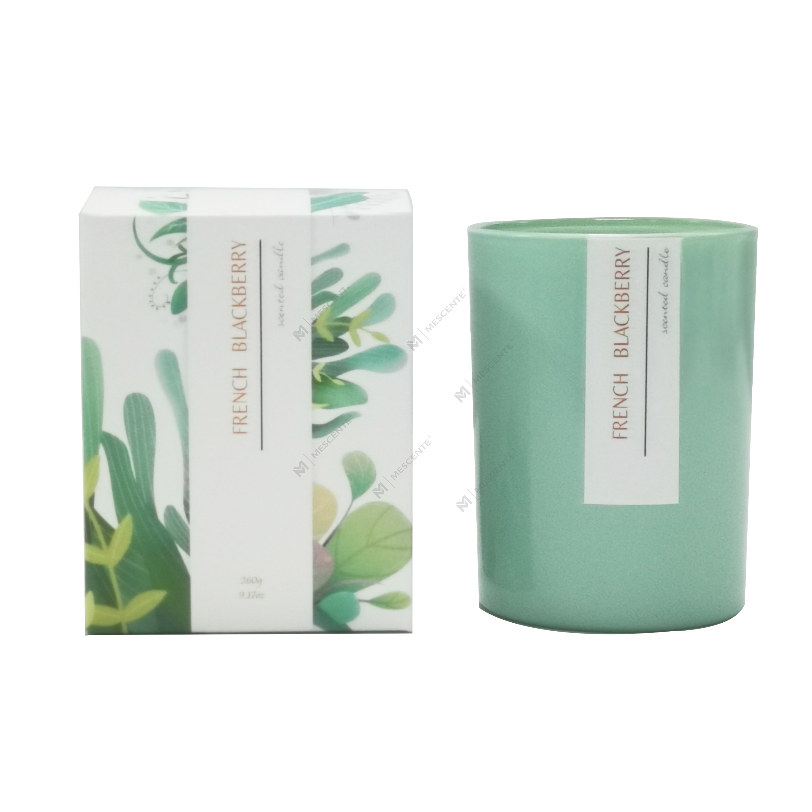 M&Scent egendefinerte private label kokos stearinlys varmere duft palmelys med logo