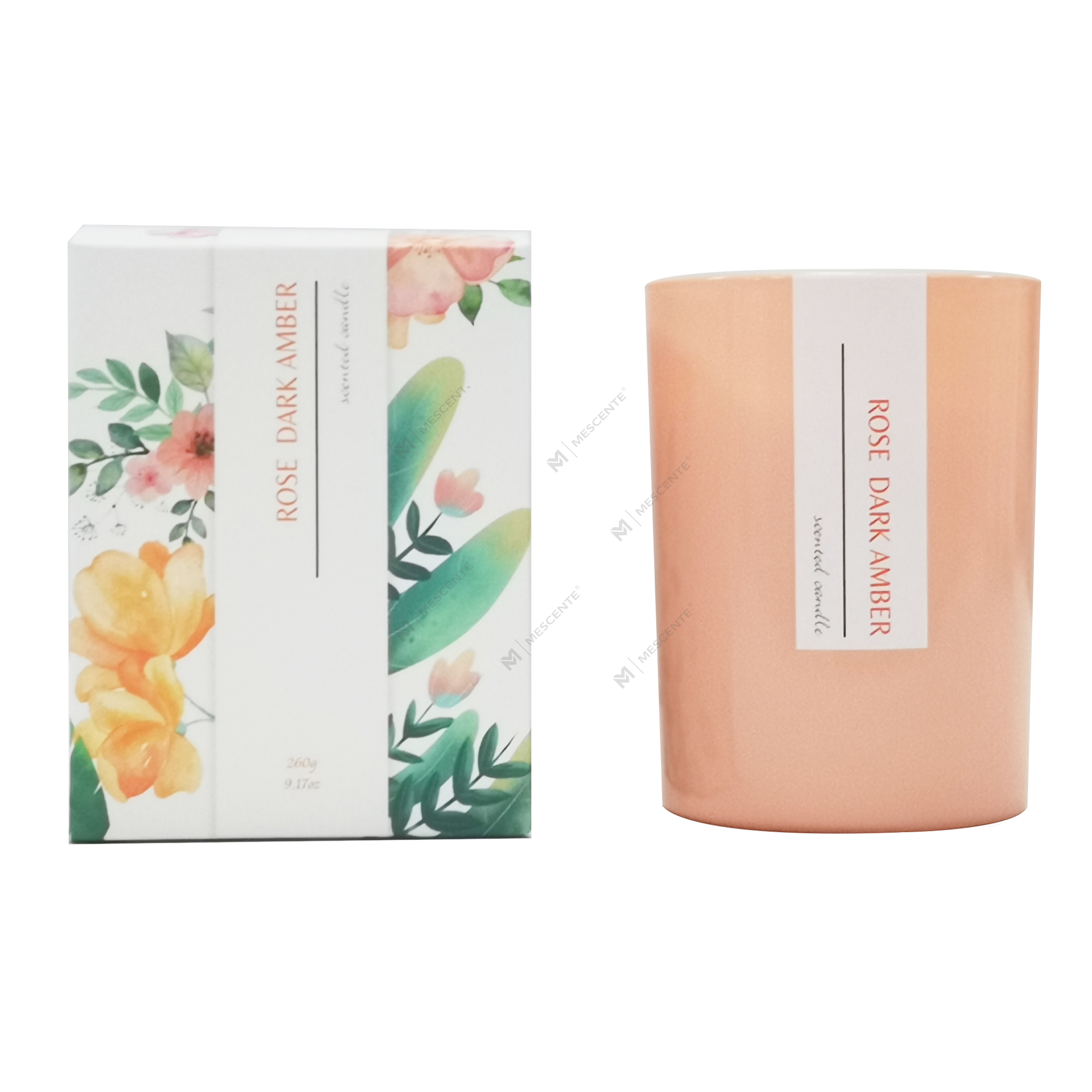 M&Scent egendefinerte private label kokos stearinlys varmere duft palmelys med logo