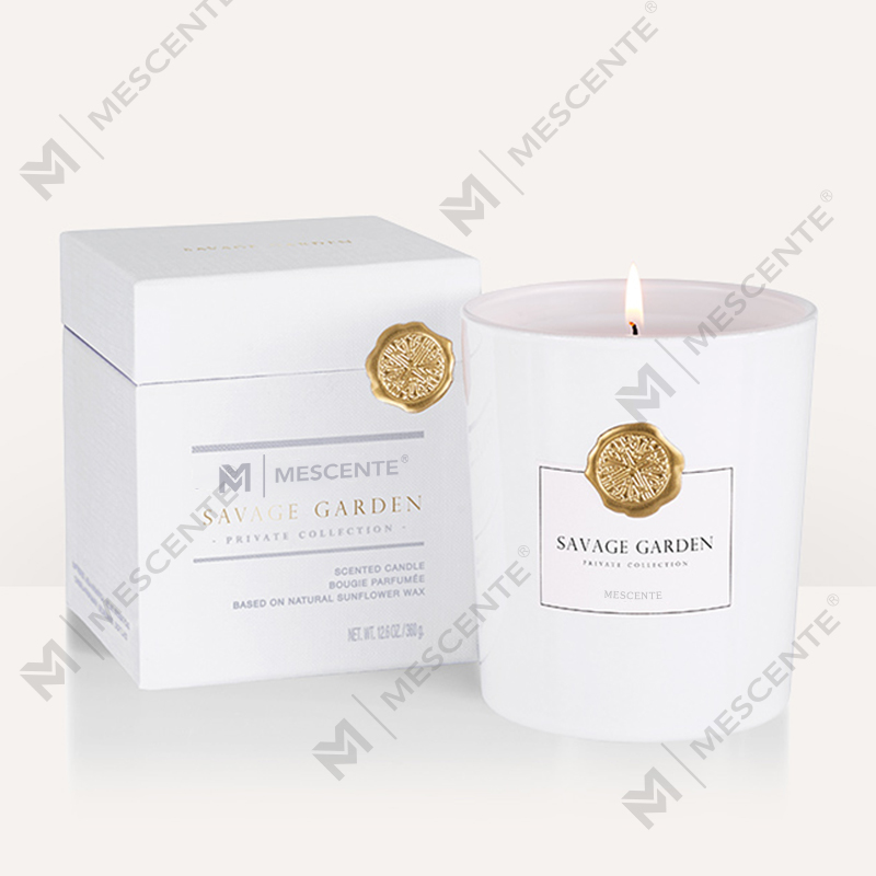 M&Scent luksus tilpassede private label dekorative glasskrukker duftende soyavokslys