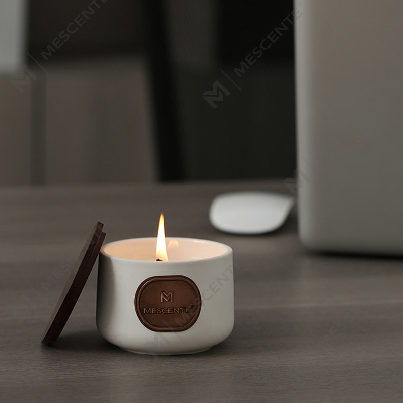 M&Scent private label keramiske gavesett med duftende kokosvoks