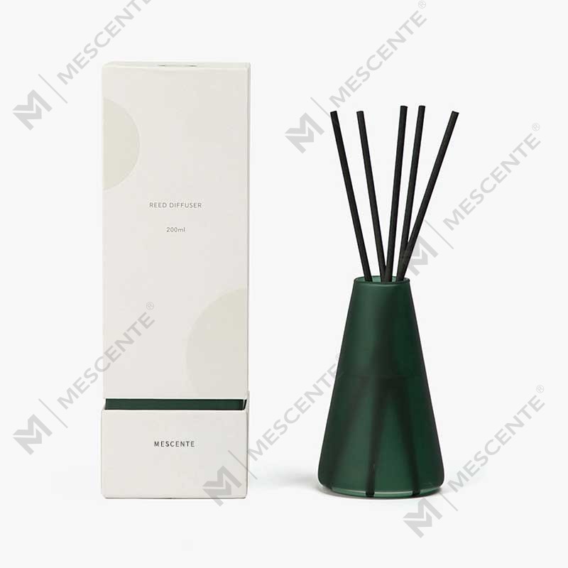 Engros OEM 200ml Luksus Eske Emballasje Rottingpinner Hjem Duft Aroma Reed Diffuser Gavesett