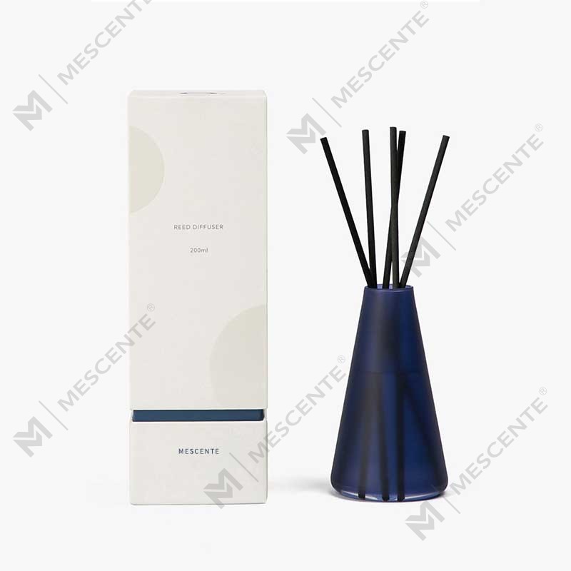 Engros OEM 200ml Luksus Eske Emballasje Rottingpinner Hjem Duft Aroma Reed Diffuser Gavesett