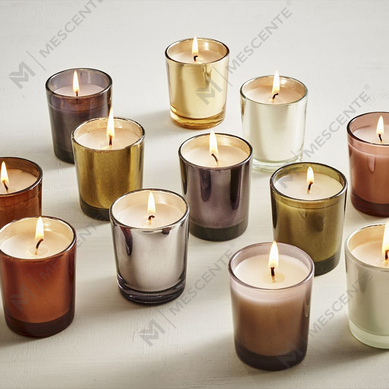 M&Scent Luxury Custom Jar Hjemduft Juleduftende soyavokslys med lokk