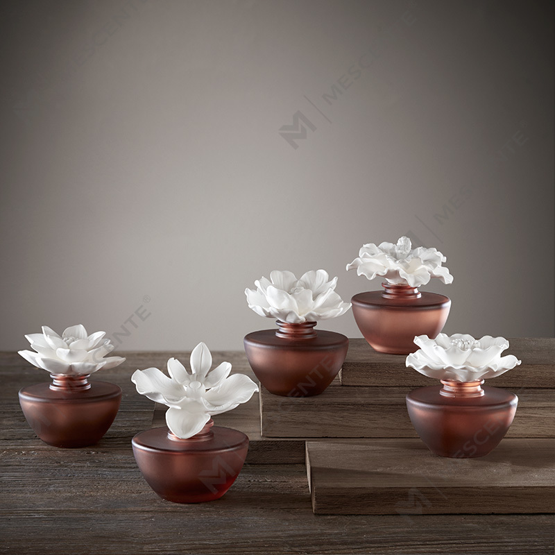 White Flower Mini Parfyme Aroma Reed Diffuser Oil, duft Thailand Reed Diffusers Gavesett