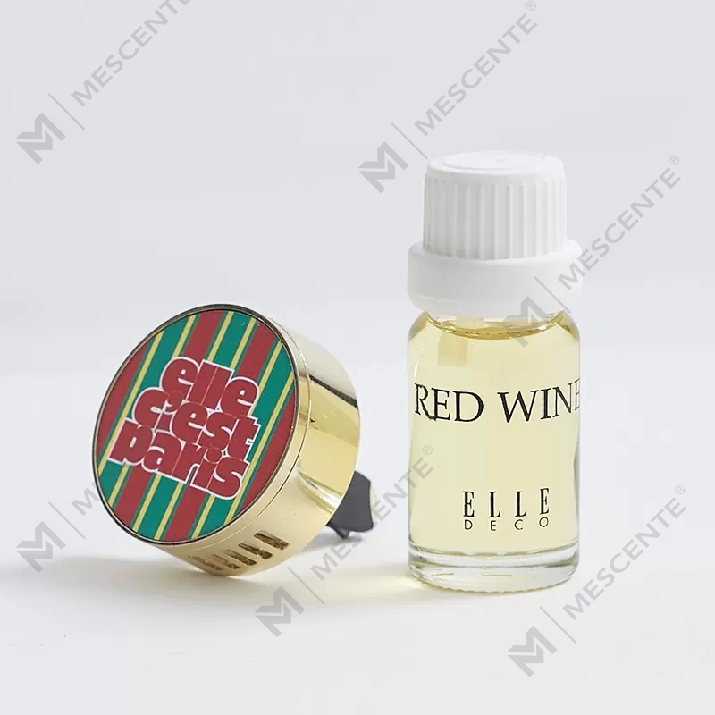 M&Scent luksus, flytende parfyme bilfrisker diffuser med hengende klips medaljong