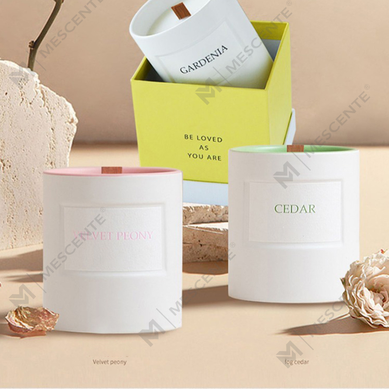 M&Scent engros tilpasset luksus hjemmeduft glasskrukker duftende soyavokslys