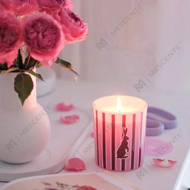 M&Scent engros tilpasset luksus hjemmeduft glasskrukker duftende soyavokslys