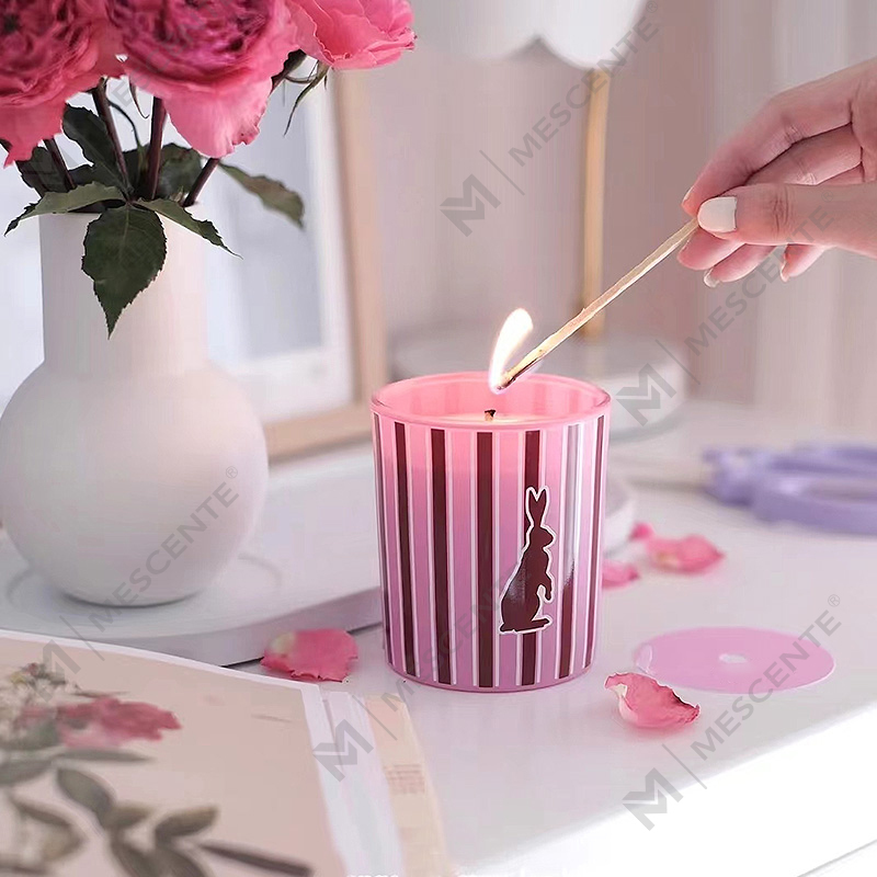 M&Scent engros tilpasset luksus hjemmeduft glasskrukker duftende soyavokslys