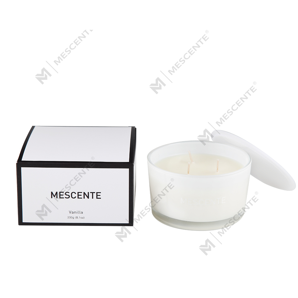 Mescente Engros Private Label glasskrukke 3 veke 100 % soyavoks duftlys