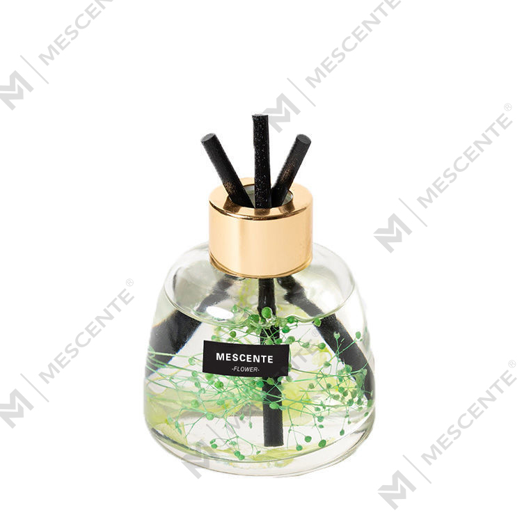 Mini hvit flaske Blomsterparfyme Aroma Reed Diffuser Oil, Duft Thailand Reed Diffuser Gavesett