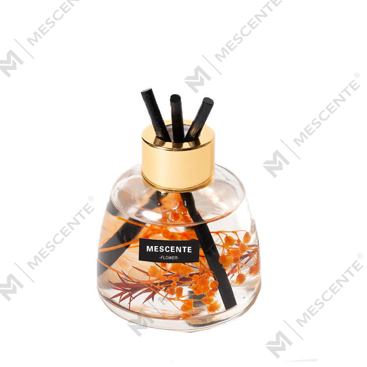 Mini hvit flaske Blomsterparfyme Aroma Reed Diffuser Oil, Duft Thailand Reed Diffuser Gavesett