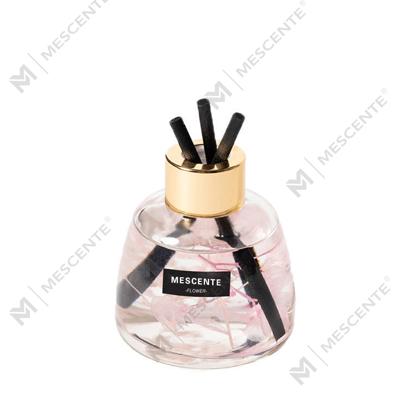 Mini hvit flaske Blomsterparfyme Aroma Reed Diffuser Oil, Duft Thailand Reed Diffuser Gavesett