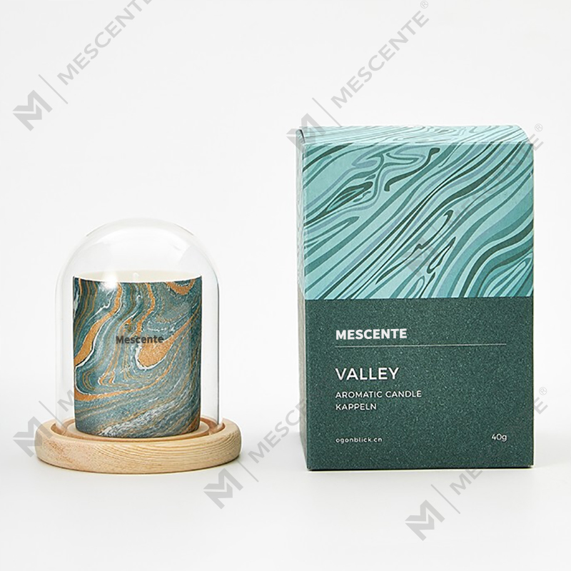 M&Scent Engros Billig Tilpasset Luksus Private Label Pilar Duftende Soyavoks Wood Wick Aroma Candle