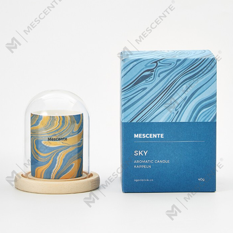 M&Scent Engros Billig Tilpasset Luksus Private Label Pilar Duftende Soyavoks Wood Wick Aroma Candle