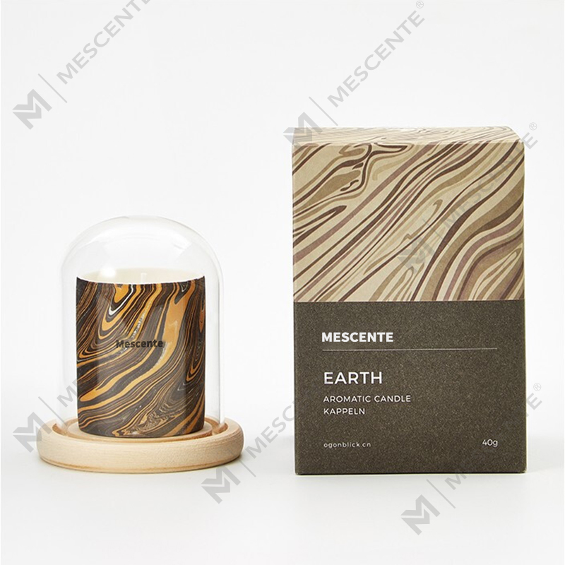 M&Scent Engros Billig Tilpasset Luksus Private Label Pilar Duftende Soyavoks Wood Wick Aroma Candle