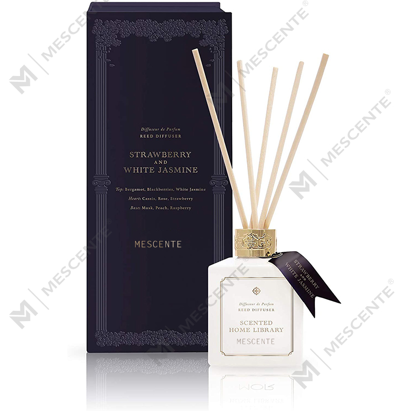 M&Scent Engros Luksus Private Label Keramikkflaske Treblomsterpinne Aroma Reed Diffuser