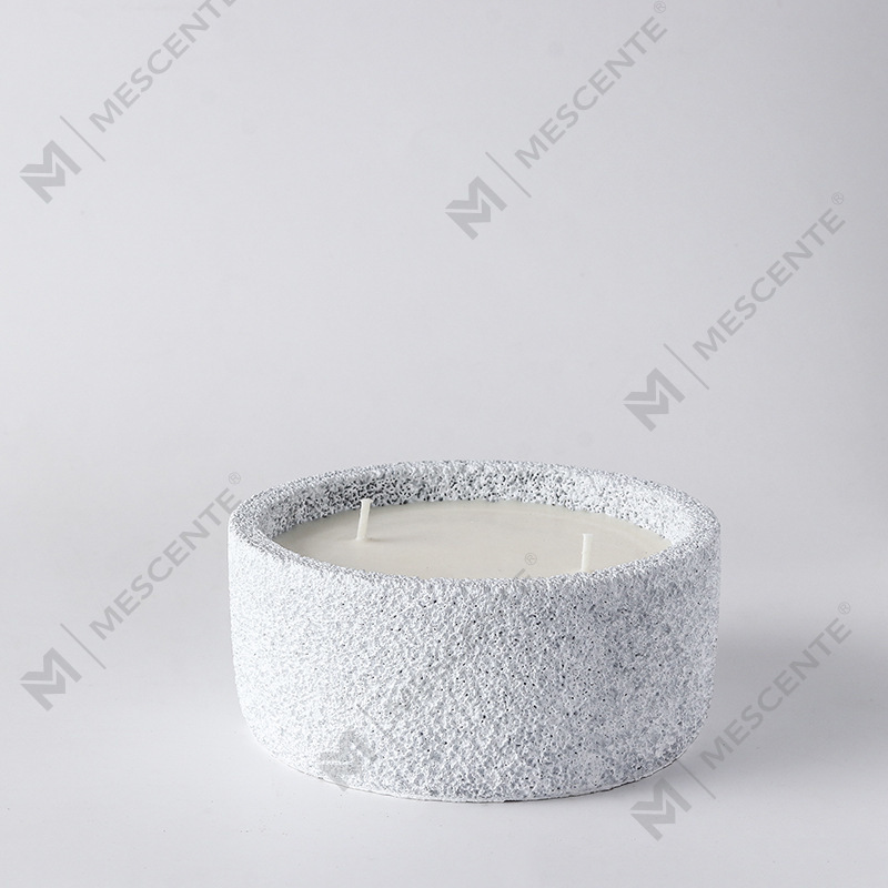 M&Scent luksus håndlaget logo åndelige søylelys Duftglass med krystaller, 3-vekes lys