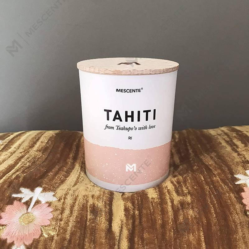M&Scent Engros Billig Luksus Private Label Dekorativ Blomst Duftende Soy Voks søyle stearinlys Gavesett