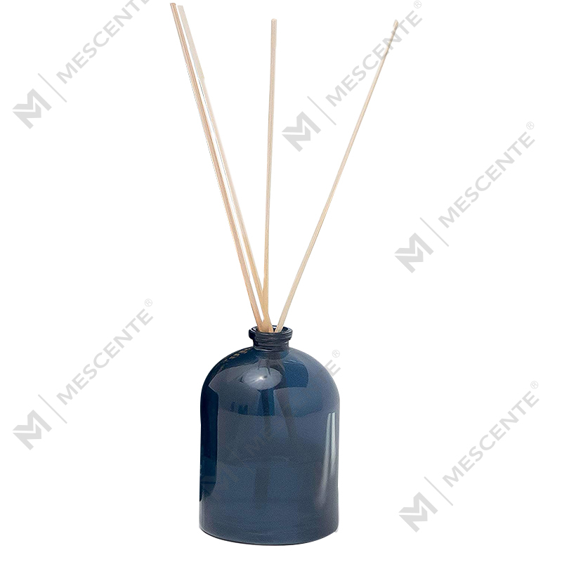 M&Scent Luxury Custom Stor Rose Gold Glassflaske Blomst Private Label flytende sivspreder med gaveeske