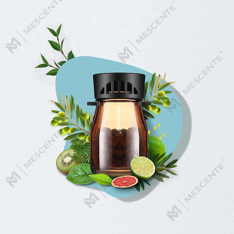 M&Scent Organic Custom Logo Mini Duft Car Air Freshener Flasker, Luftpumpe For Bil