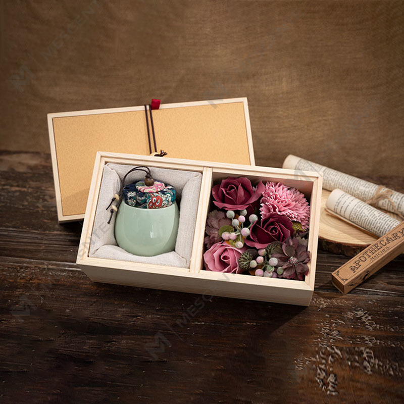 M&Scent Luxury Decoration Bulk Order Keramisk Pillar Aromaterapi Parafin Candle