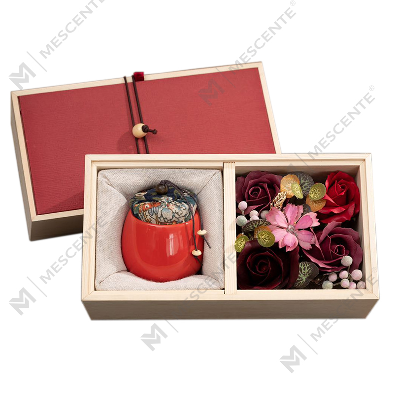 M&Scent Luxury Decoration Bulk Order Keramisk Pillar Aromaterapi Parafin Candle