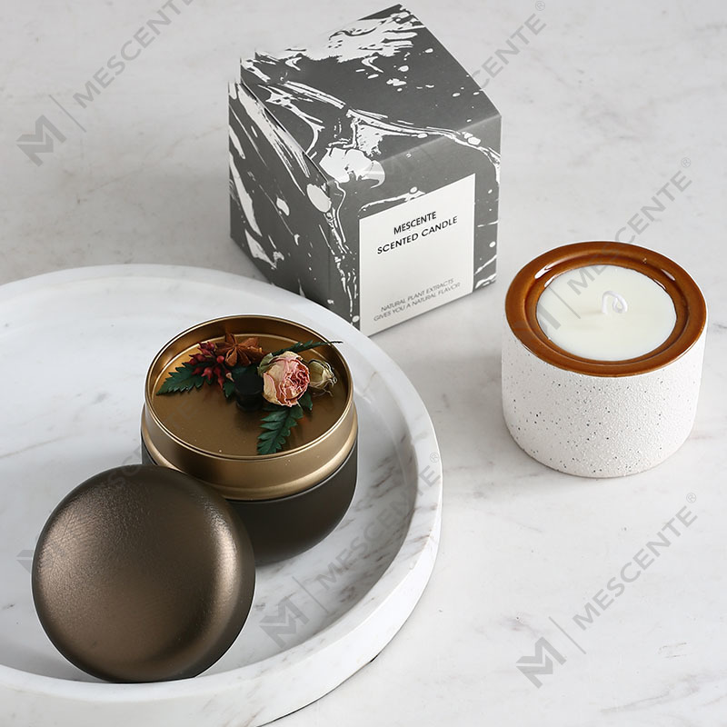 M&Scent tilpasset dekorativ Luksus Private Label Woodwick duftende soyavokslys