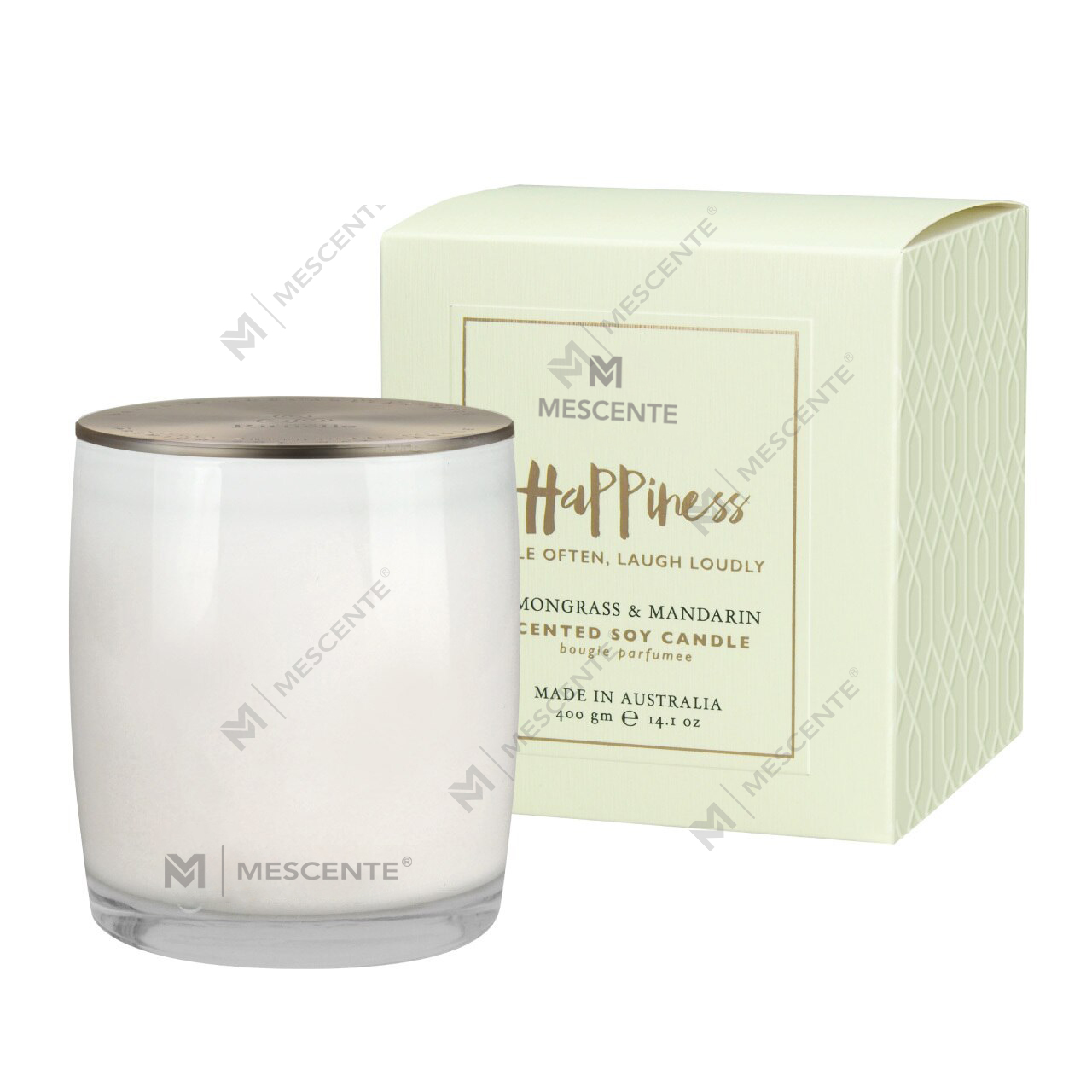 M&Scent Large Glass Bottle Home Essentials Aroma Reed Diffuser Gavesett med rottingpinner