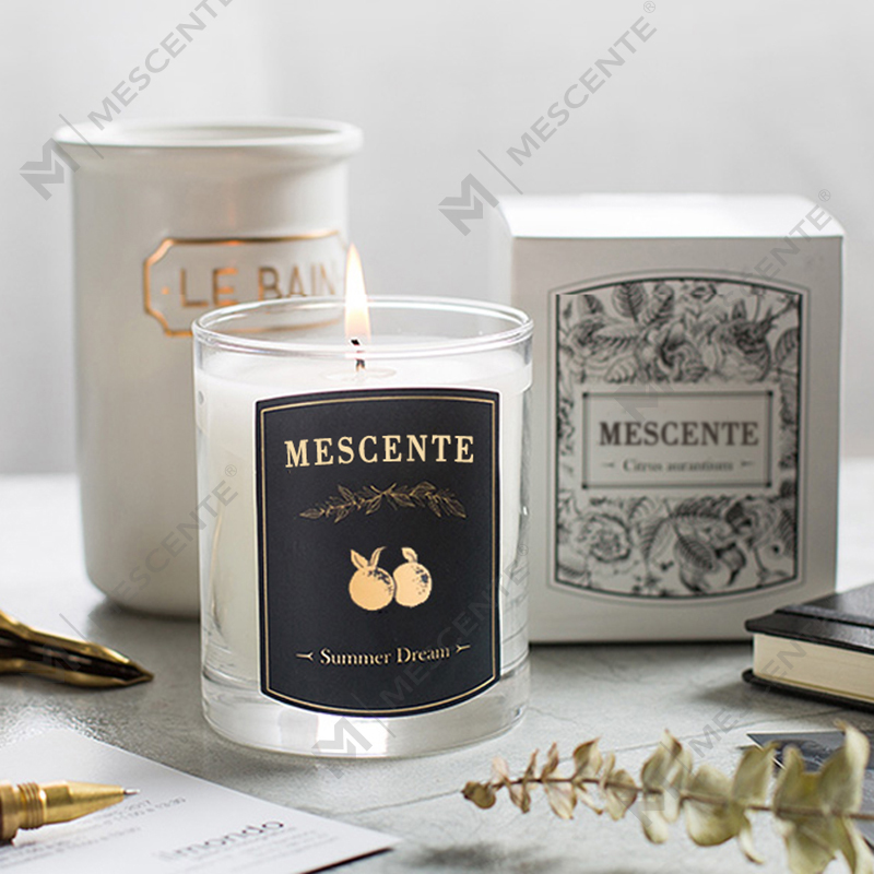 M&Scent Tilpasset Dekorativ Luksus Massasje Private Label Duftende Soyavokslys
