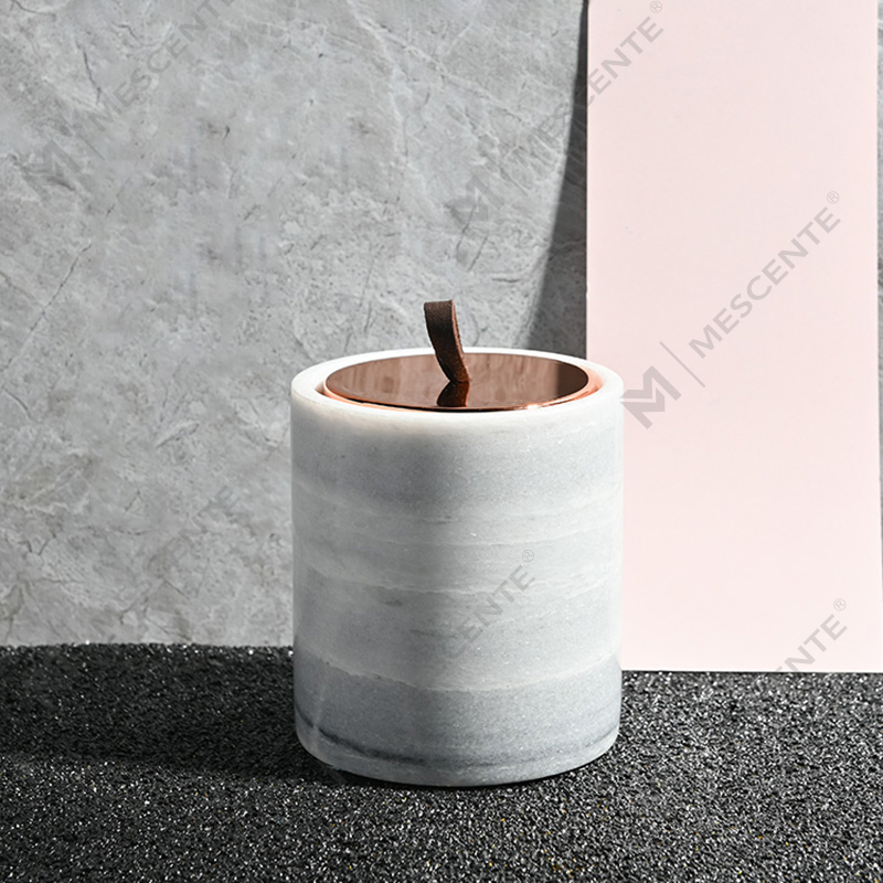 M&Scent Engros Luksus tilpasset dekorasjon Private Label Svart Glass Krystall Duftende soyavokslys