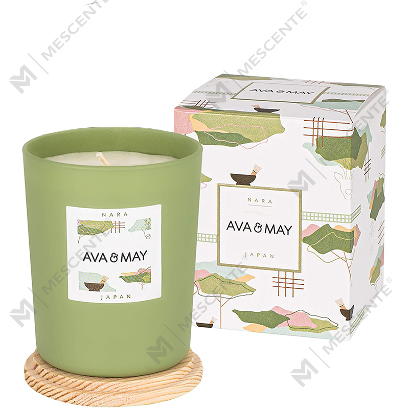 M&Scent tilpasset private label laget fargede duftende soyavoks elegante lys