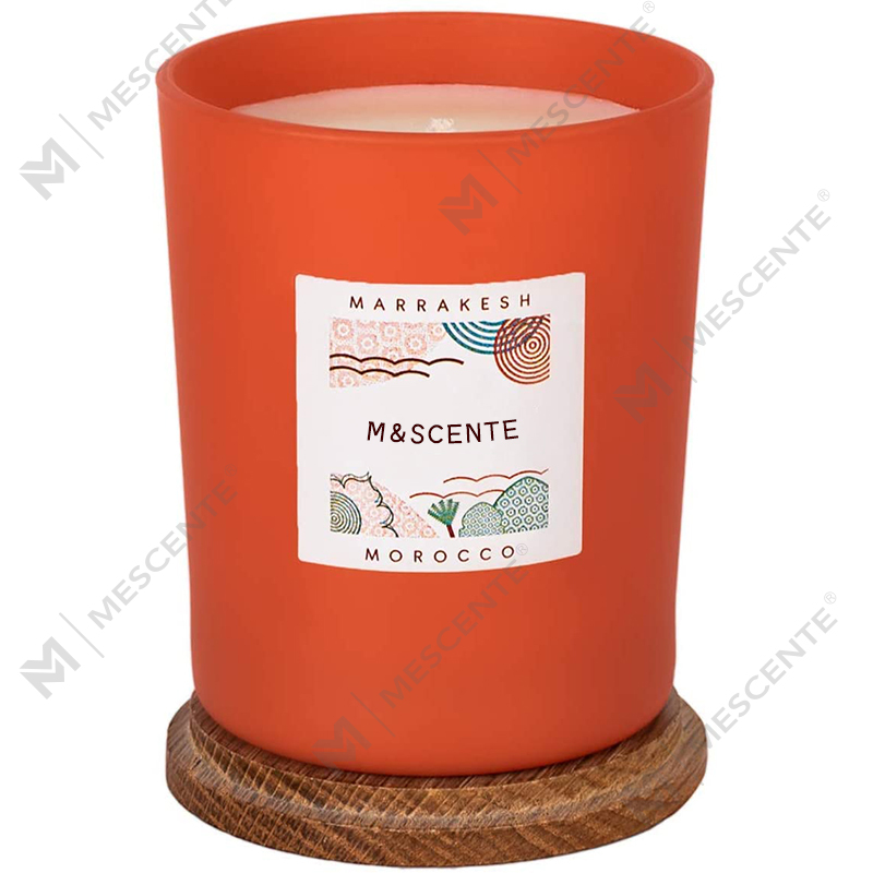 M&Scent tilpasset private label laget fargede duftende soyavoks elegante lys