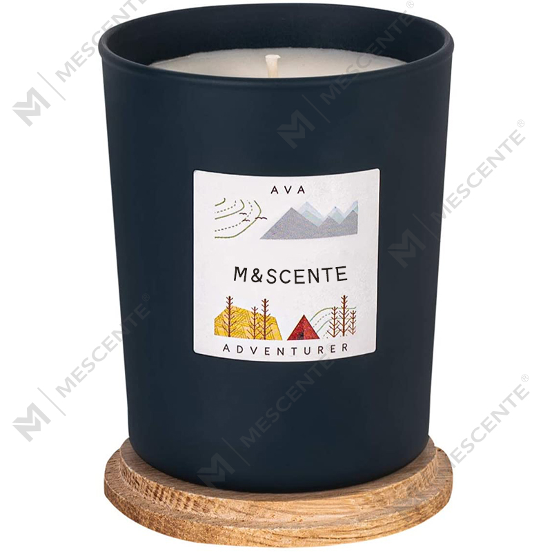 M&Scent tilpasset private label laget fargede duftende soyavoks elegante lys