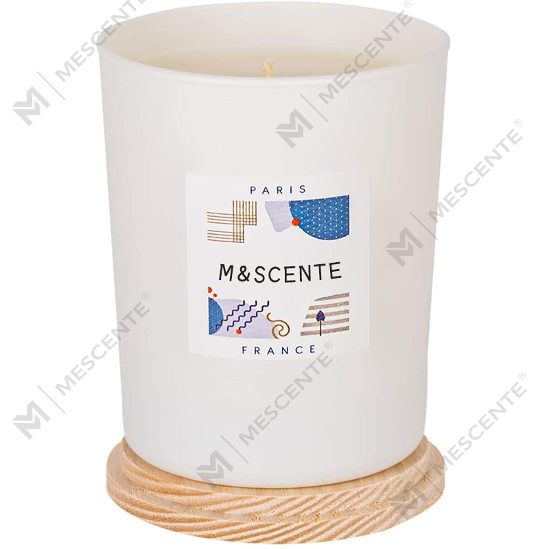 M&Scent tilpasset private label laget fargede duftende soyavoks elegante lys