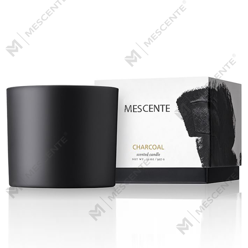 M&SCENT Natural Christmas Mye brukt glasskrukke Duftende soyavokslys med sammenleggbar boks