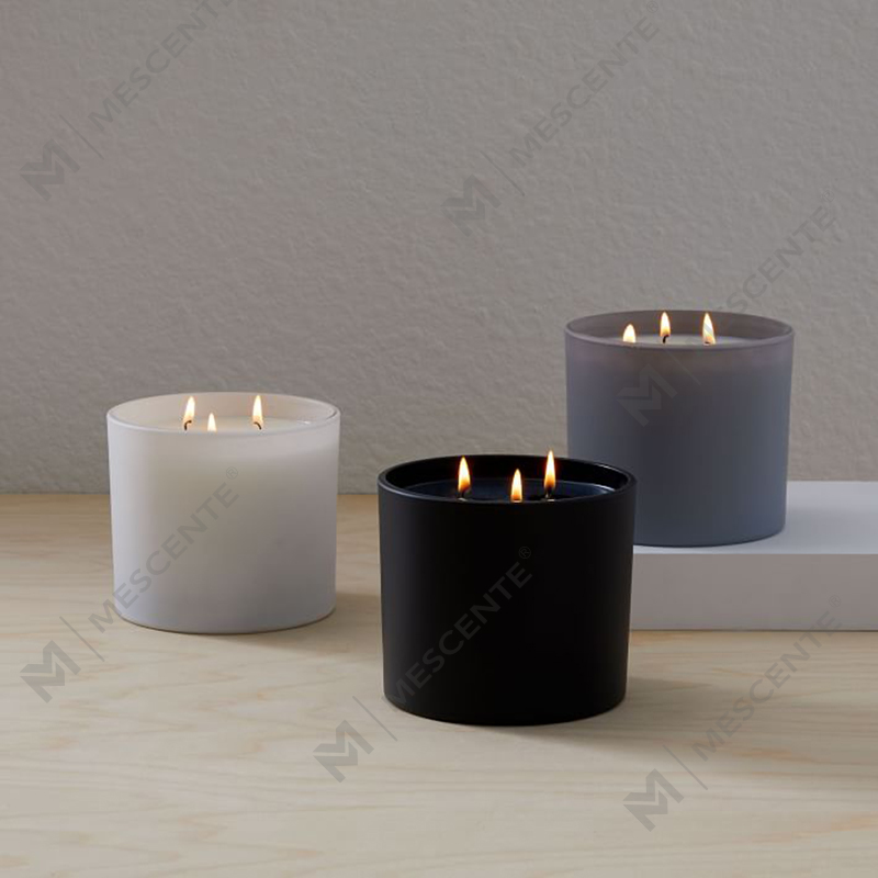 M&SCENT Natural Christmas Mye brukt glasskrukke Duftende soyavokslys med sammenleggbar boks