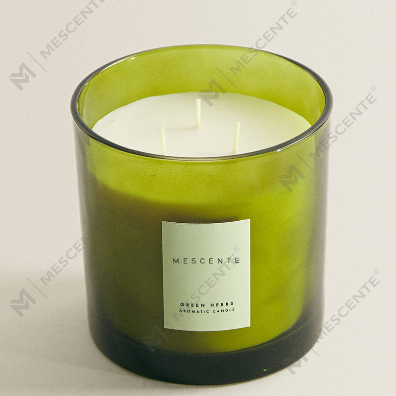 M&Scent Party Relax duftende sandeltrelys, gjenfyllbare herrelys A29273