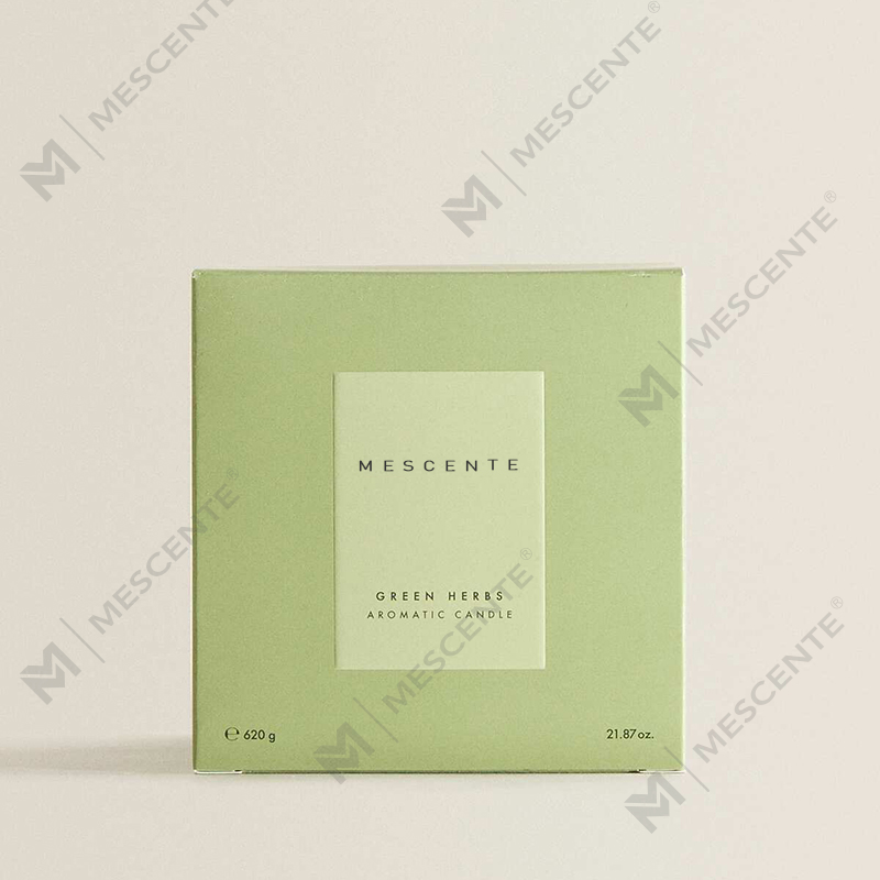 M&Scent Party Relax duftende sandeltrelys, gjenfyllbare herrelys A29273