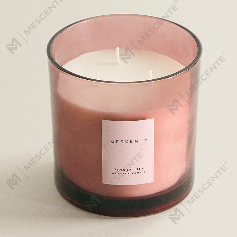M&S cent Luxury Custom 3 Wick soyalys med trelokk A29273-1